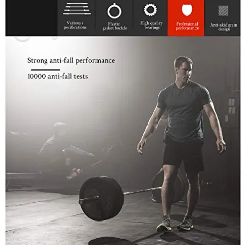 ZHLL 6-Foot /33LB Colored Olympic Bar for Weightlifting and Squatting Six-Foot Eight-Axis Silver