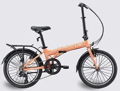 ZiZZO Forte Heavy Duty Folding Bike Coral