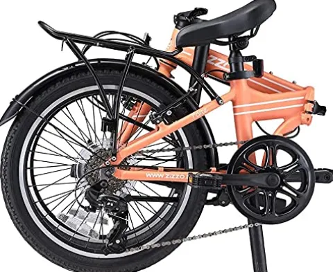 ZiZZO Forte Heavy Duty Folding Bike Coral