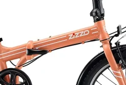 ZiZZO Forte Heavy Duty Folding Bike Coral