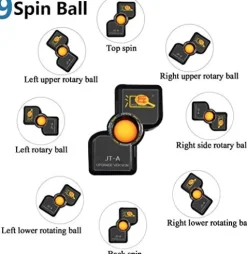 ZXMT Ping Pong Robot Machine Automatic JT-A Table Tennis Robot Machine with Catch Net Wired Remote Control