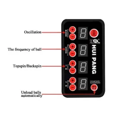 ZXMT Ping Pong Robot Machine Automatic JT-A Table Tennis Robot Machine with Catch Net Wired Remote Control