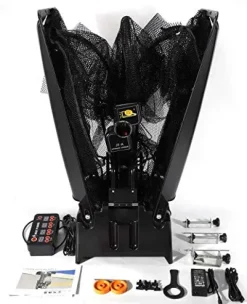 ZXMT Ping Pong Robot Machine Automatic JT-A Table Tennis Robot Machine with Catch Net Wired Remote Control